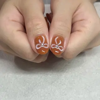 ネイル パラジェルネイル 大人可愛/シンプルのネイルデザイン