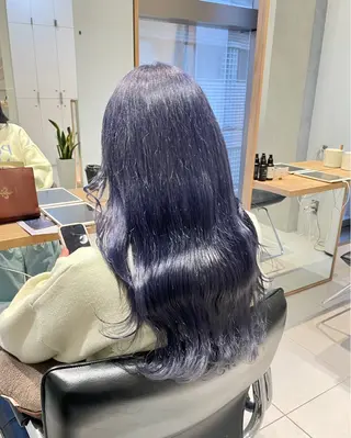 ロング カラー ツヤ髪/韓国ヘア 💎Nokaのヘアスタイル