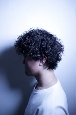 メンズ AMBERGLEAM Hair&Cloth Yoga所属・Ryo☘縮毛矯正/ メンズ/ブリーチ/のヘアスタイル