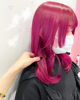 ミディアム カラー 新宿駅近♡個室 ♡関口三都季🌜のヘアスタイル
