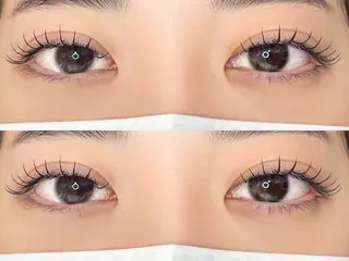 マツエク・マツパ ここな/暖色カラー 🧡まつげパーマ🌼のマツエク・マツパデザイン