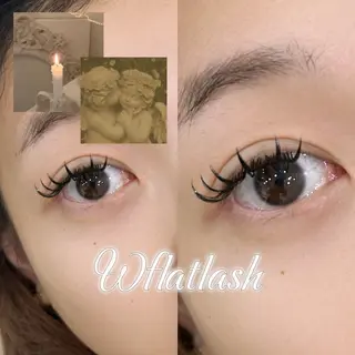 マツエク・マツパ さつき🐩🖤 束感/可愛い/韓国風のマツエク・マツパデザイン