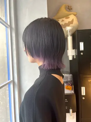 ショート カラー 🎀♥️推しカラー tomoka💜🍭のヘアスタイル