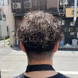 ショート パーマ メンズ パーマPrivate SalonNoa名駅のヘアスタイル