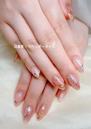 ネイル ラベンダー💖日暮里 ルル💖ネイルのネイルデザイン