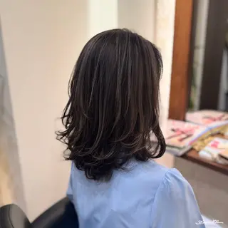 ミディアム カラー しんのすけ /モデルさん募集中のヘアスタイル