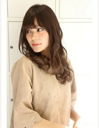 ロング 🇰🇷韓国風艶髪✨ 髪質改善 倉岡しおんのヘアスタイル