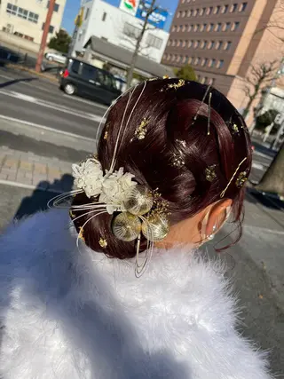 ヘアアレンジ オノ アカネのヘアスタイル