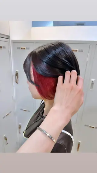 ショート カラー 柔らか透明感カラー/ 内田圭祐のヘアスタイル