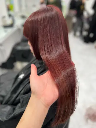 カラー ブリーチなし透明感 💗RYOTAのヘアスタイル