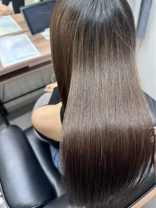ロング 艶髪改善師/高橋潤 /縮毛矯正のヘアスタイル