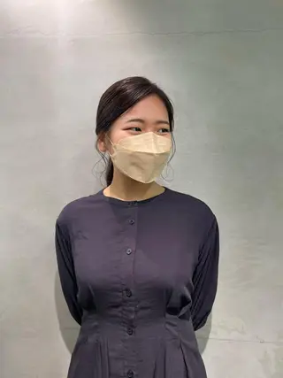 セミロング カラー lmano所属・🍃○岡 |  Maruokaのヘアスタイル