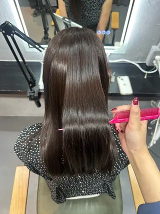 ロング 出崎 風果のヘアスタイル