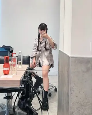 セミロング カラー パーマ ヘアアレンジ キッズ stylist 🌸 kana.のヘアスタイル