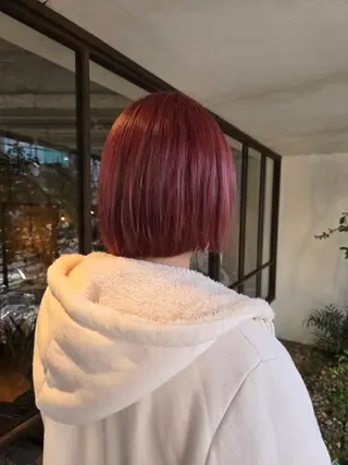 ショート カラー 韓国好き🇰🇷 美容師MIKUのヘアスタイル