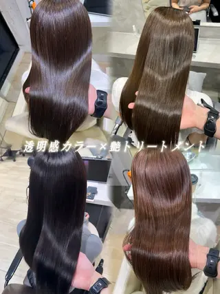 ロング カラー 艶髪×盛れる顔まわり 🫧新宿/SHOKIのヘアスタイル