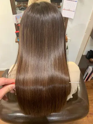 セミロング カラー 髪質改善・美髪 カラー特化☆中嶋健人のヘアスタイル