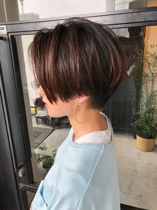 ショート 俵 知広のヘアスタイル