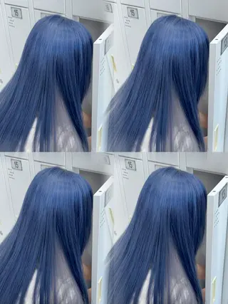 ロング カラー 🧸垢抜けハイトーン 🫧𖤐⡱れんのヘアスタイル