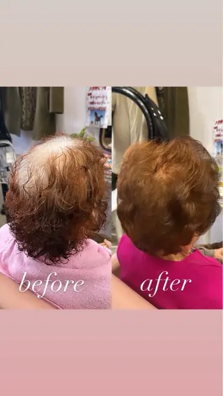 ショート カラー パーマ Yuko .のヘアスタイル