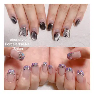 ミディアム ネイル 👑enen style👑のネイルデザイン