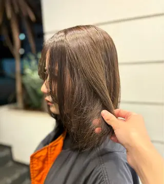 ミディアム kenshin/艶髪 /似合わせカットのヘアスタイル