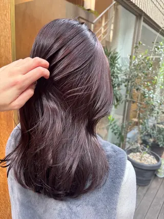 カラー 韓国風パーマ/ オリーブ🇰🇷あゆのヘアスタイル
