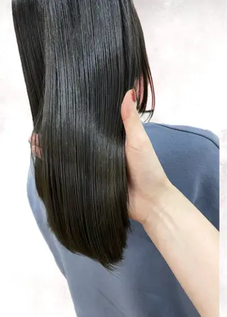セミロング カラー パーマ 渋谷 とまとのヘアスタイル