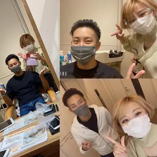 ショート カラー メンズ キッズ ✂︎ショート、ボブ、 レイヤー🩵YUMIのヘアスタイル