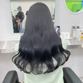 ロング カラー ヘアアレンジ 縮毛矯正🤍 盛れるボブ/ひかりのヘアスタイル