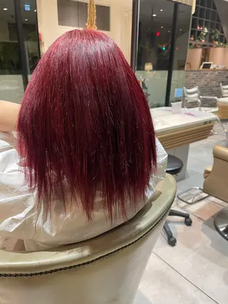 セミロング 碇山 楓己のヘアスタイル