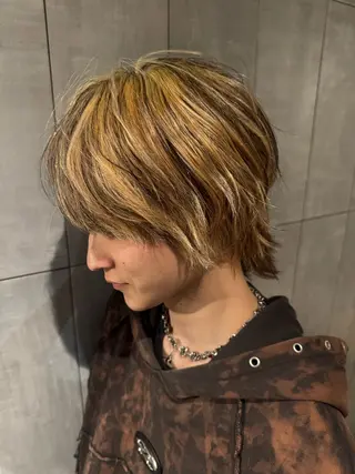 カラー メンズ Y U K Iのヘアスタイル