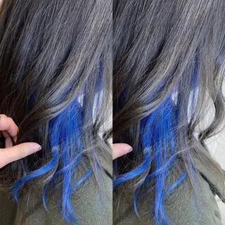 セミロング SOU/エクステ /ダブルカラーのヘアスタイル