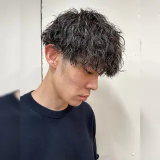 ショート パーマ お悩み解決 園田翔大のヘアスタイル