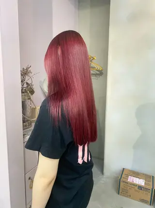 ロング カラー 前橋 姫奈のヘアスタイル