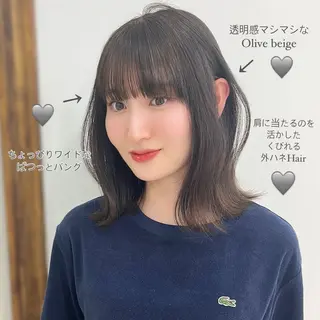 ミディアム 🫧いとうりお🫧 ショート/レイヤーのヘアスタイル