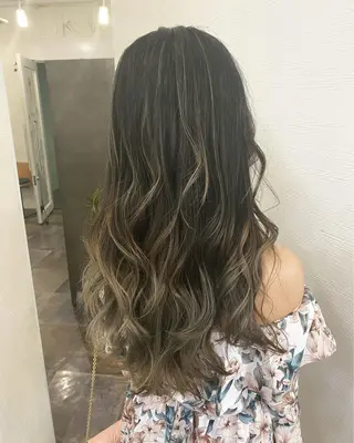 ロング カラー パーマ ヘアアレンジ 🐠店長 二田直人🐠のヘアスタイル