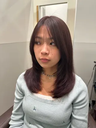 ミディアム 海外レイヤー鯉渕 【海外風メンズも◎】のヘアスタイル