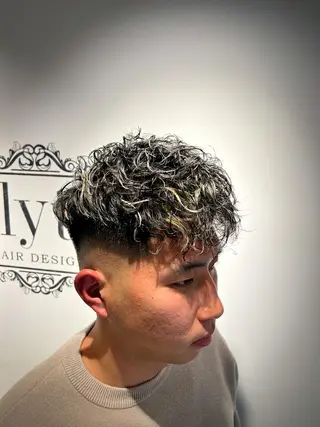 ショート カラー パーマ メンズ 💈men's💈 satoru中目黒のヘアスタイル