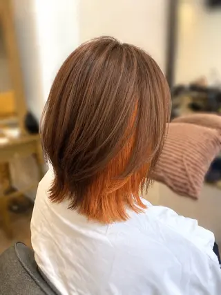 ミディアム カラー 野呂 隼人のヘアスタイル