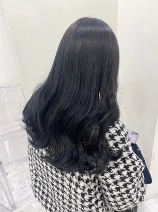 ロング カラー 寒色❄️韓国カラー Ukyouのヘアスタイル