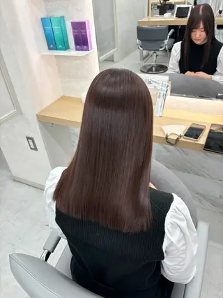 セミロング ✨縮毛矯正特化✨️ /☀️若山竜生☀️のヘアスタイル