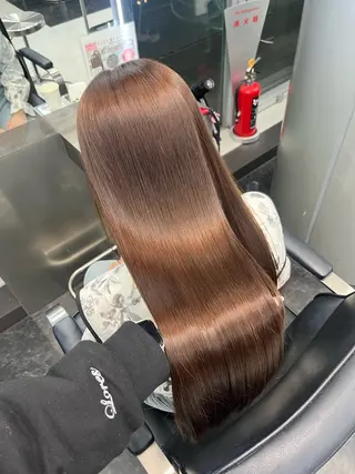 ロング カラー ヘアアレンジ ハイトーン/透明感 髪質改善/rinaのヘアスタイル