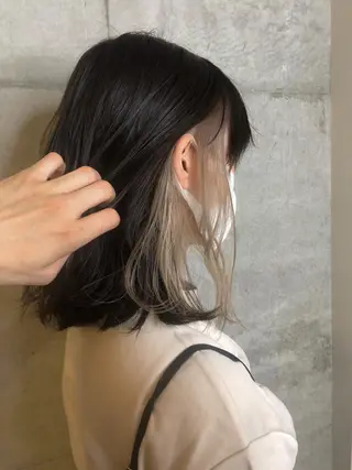 カラー 河原 楓樹のヘアスタイル