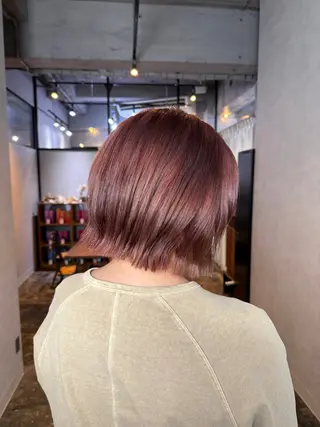 ショート カラー 透明感カラー/パーマ 🌀アオノのヘアスタイル