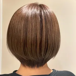 ショート 郡山/透明感カラー /馬場アンドレアのヘアスタイル