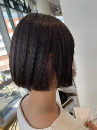 ショート カラー 美髪形成！色素改善！ 秋田　和輝のヘアスタイル