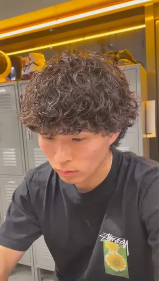 パーマ メンズ fifth 武正 琉生のヘアスタイル