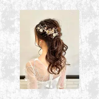 ロング ヘアアレンジ SALON DE KIKUCHI 本店所属・菊池 栄里奈のヘアスタイル