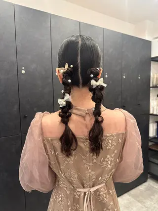 ロング ヘアアレンジ 銀座/ヘアセット/ 島村美帆のヘアスタイル